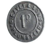 G. Cavey Token (obverse)